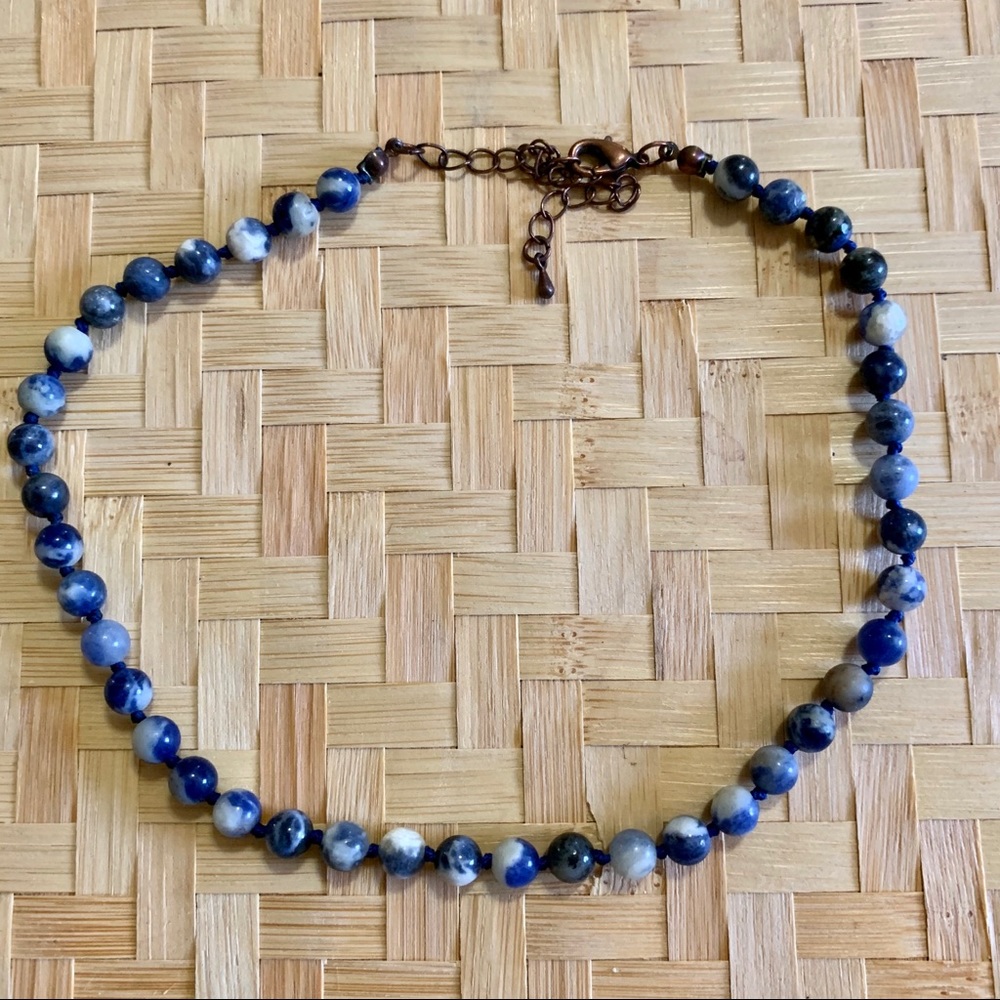 Blue Bead Necklace